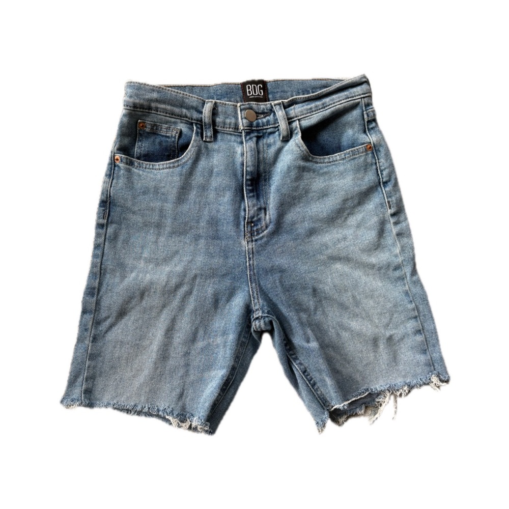 BDG Light Blue Denim Cutoff Shorts